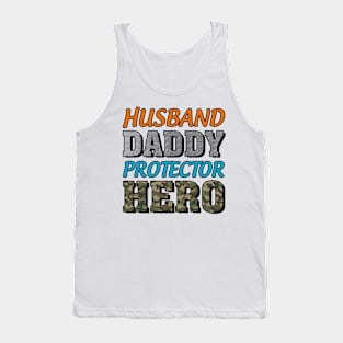 Husband Daddy Protector Hero Tank Top